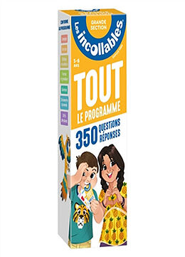 Broché Les incollables : tout le programme, 350 questions réponses : grande section, 5-6 ans de El Gunto