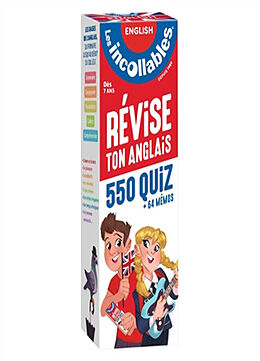 Broché Les incollables : révise ton anglais, dès 7 ans : 550 quiz + 64 mémos de El Gunto