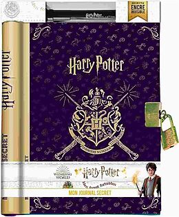 Couverture cartonnée Harry Potter : mon journal secret (avec encre invisible) de 