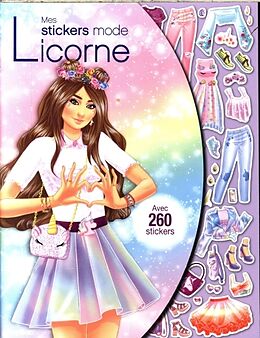 Broché Mes stickers mode licorne de Lotty