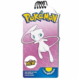 Broché Pokémon : mon carnet de jeux et d'activités avec stickers : mew de 