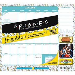 Broché Friends : frigobloc : de janvier à décembre 2025 de 