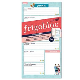 Broché Frigobloc planning hebdo de janv. de 