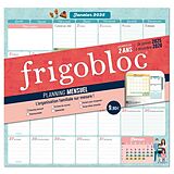 Fester Einband Frigobloc : planning mensuel 2 ans (de janvier 2025 à décembre 2026) von 