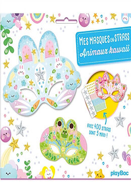 Broché Mes masques en strass : animaux kawaii de Ortal-o