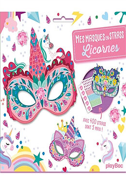 Broché Mes masques en strass : licornes de Lili la baleine