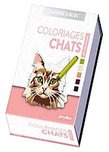 Broschiert Coloriages chats en 365 jours von 