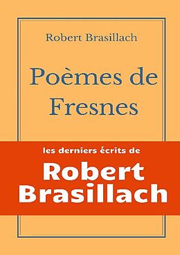 Kartonierter Einband Poèmes de Fresnes von Robert Brasillach