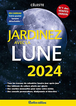 Broché Jardinez avec la Lune 2024 de Thérèse Trédoulat