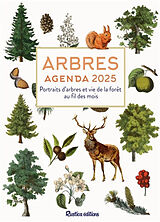 Broché Arbres : portraits d'arbres et vie de la forêt au fil des mois : agenda 2025 de Xavier Japiot