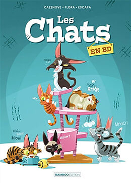 Broché Les chats en BD. Vol. 1 de Christophe; Flora; Escapa, Stéphane Cazenove