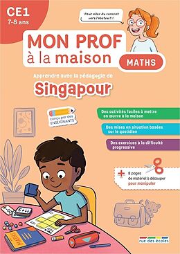 Broschiert Maths CE1, 7-8 ans : apprendre avec la pédagogie de Singapour von Maxime Paul