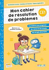 Broché Mon cahier de résolution de problèmes, CE1 de 