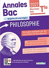 Broschiert Annales bac philosophie 2027 : nouveau bac terminale : sujets et corrigés von 
