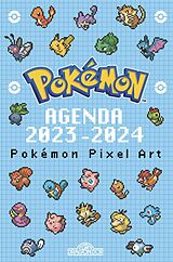 Livre Relié Pokémon pixel art : agenda 2023-2024 de 