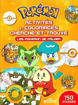 Broché Pokémon : activités et coloriages cherche-et-trouve de 