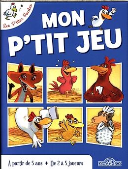 Coffret Les p'tites poules : mon p'tit jeu : à partir de 5 ans de 