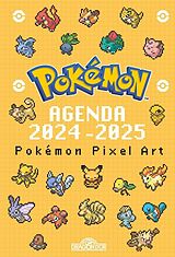 Livre Relié Pokémon : agenda 2024-2025 : pokémon pixel art de 