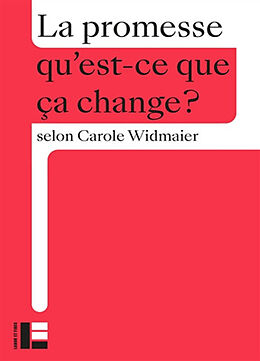 Broché La promesse de Carole Widmaier