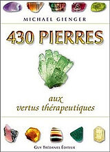 Couverture cartonnée 430 Pierres aux vertus thérapeutiques de Michael Gienger