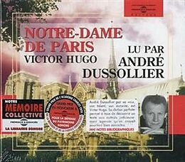 Victor Hugo CD Notre Dame De Paris - Lu Par Andre D