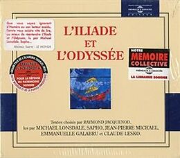 Homere CD L' Iliade Et L' Odyssee - Lu Par Sapho, M