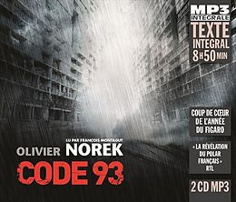 Olivier Norek CD Code 93 (int. Mp3), Lu Par F. Montagut