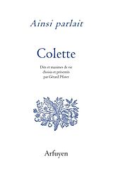 Broché Ainsi parlait Colette de Colette