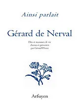 Broschiert Ainsi parlait Gérard de Nerval von Gérard de Nerval