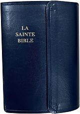 Livre Relié La Sainte Bible reliure simi-rigide similicuir, fermeture pression de 