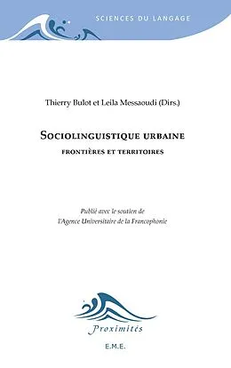 PDF Sociolinguistique urbaine von Bulot Thierry, Messaoudi Leila