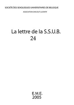 eBook (pdf) Lettre de la S.S.U.B. 24 de Societe des Sexologues Universitaires de Belgique