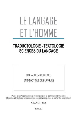 eBook (pdf) Les Taches - problemes en didactique des langues de Collectif