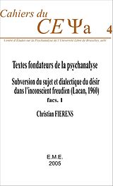 eBook (pdf) Textes fondateurs de la psychanalyse de Fierens