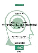 eBook (pdf) La lecture en français langue étrangere à l'école de Vlad Monica