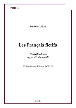 eBook (pdf) Les français fictifs de Balibar Renee, Anne Roche