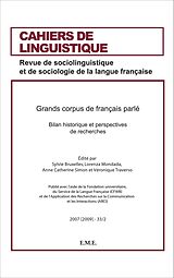 eBook (pdf) Grands Corpus de français parlé de Bruxelles, Simon, Traverso