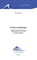 eBook (pdf) Le don en didactique de Gaume Josette