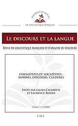 eBook (pdf) Ethnotypes et sociotypes : normes, discours, cultures de Rosier, Calabrese