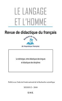 eBook (pdf) Le stéréotype, entre didactiques des langues et didactiques des disciplines de Collectif