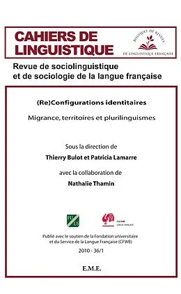 E-Book (pdf) (Re)configurations identitaires von Lamarre, Thamin, Bulot