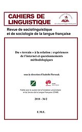 eBook (pdf) Du "terrain" à la relation : expériences de l'internet et questionnements méthodologiques de Pierozak