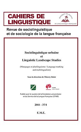 eBook (pdf) Sociolinguistique urbaine et Linguistic Landscape Studies de Bulot