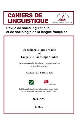 E-Book (pdf) Sociolinguistique urbaine et Linguistic Landscape Studies von Bulot