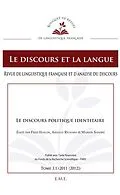 E-Book (pdf) Le discours politique identitaire von Sandre, Richard, Hailon