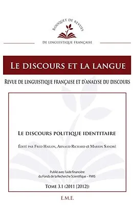 E-Book (pdf) Le discours politique identitaire von Sandre, Richard, Hailon