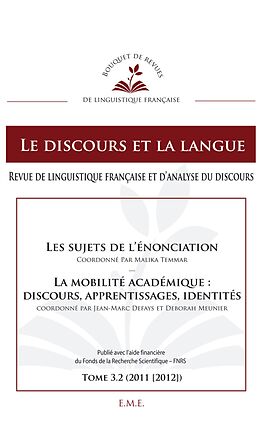 eBook (pdf) Les sujets de l'énonciation de Temmar, Defays, Meunier