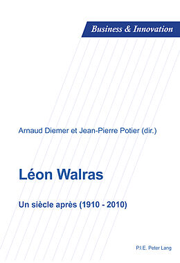 Couverture cartonnée Léon Walras de 