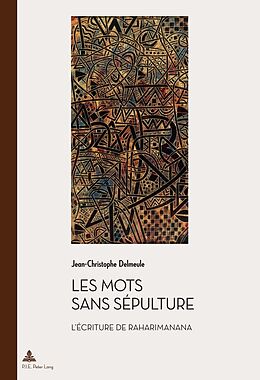 Couverture cartonnée Les mots sans sépulture de Jean-Christophe Delmeule