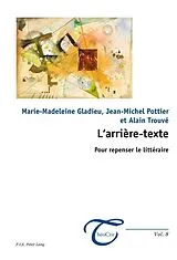 Kartonierter Einband L'arrière-texte von Marie-Madeleine Gladieu, Jean-Michel Pottier, Alain Trouvé